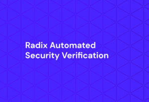 Radix Automated Security Verification