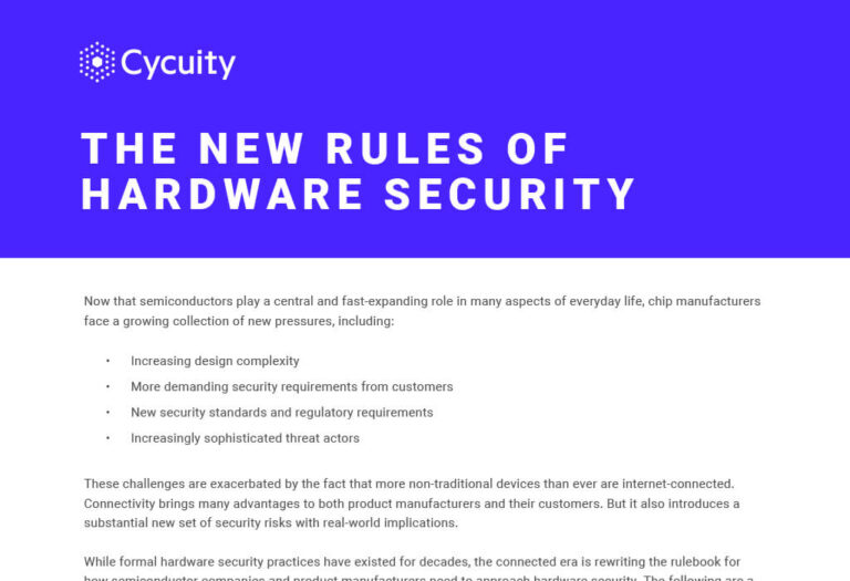 The New Rules of Hardware Security